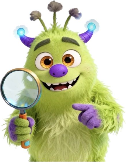 Quest, a character from the Anxiety Cure for Children App